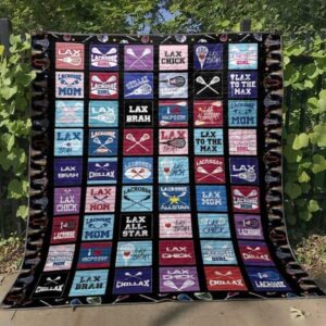 I Love Lacrosse Quilt Blanket Vd14  Quilt